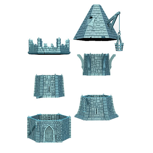Six easy-lift modular sections