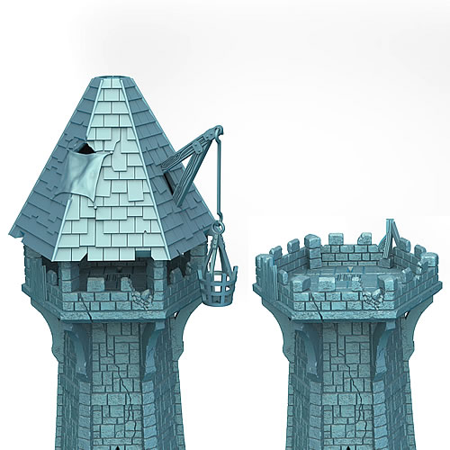 Two interchangeable top floors — both supplied