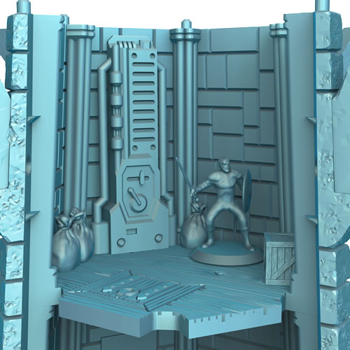 Remnants of a optional forgotten mechanism on the fourth floor