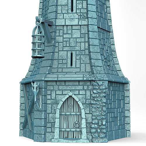 Front view - doorway and gibbet