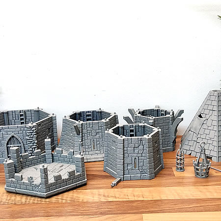 Easy lift-off Modular Sections - Printed in PLA
