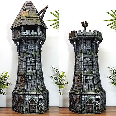 Alternative battlement (provided) with beacon