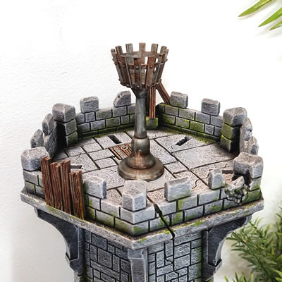 Alternative battlement (provided) with beacon